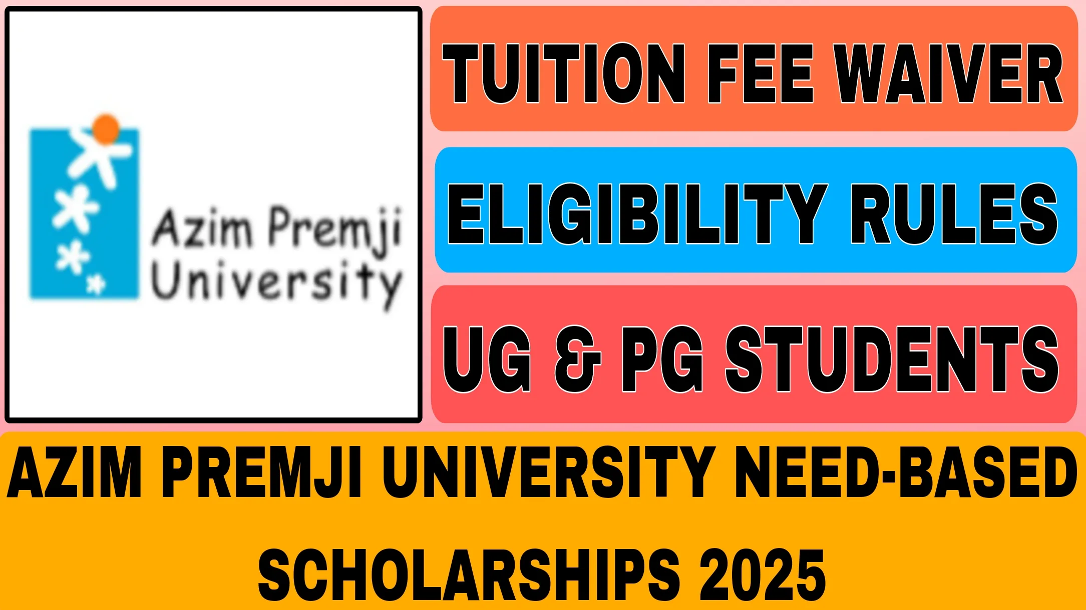 Azim Premji University Need-Based Scholarships 2025